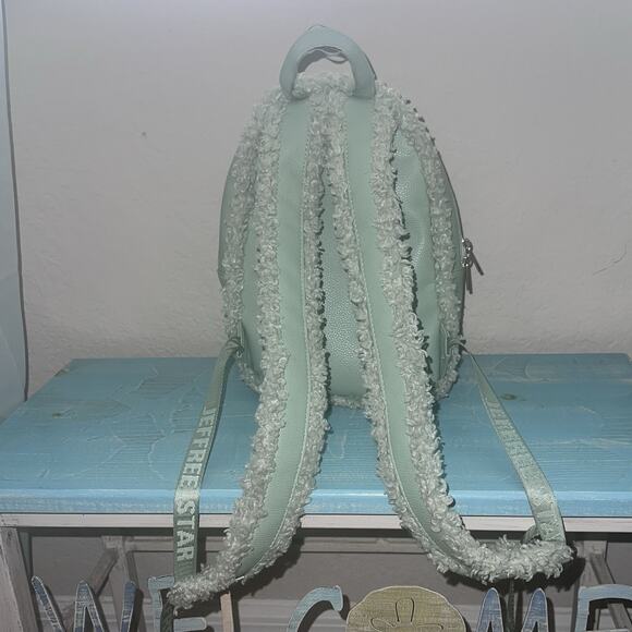 Jeffree Star Mint Green Faux Fur Backpack – Rare, Hard to Find, Visible Wear main image 9